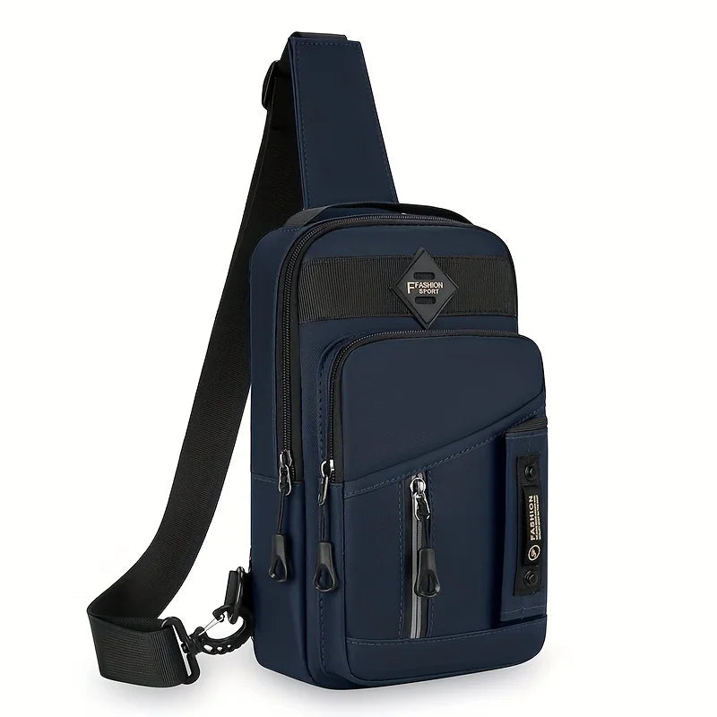 New Men Shoulder Bags Chest Bag Multifuncional Crossbody Bags Travel Sling Bag