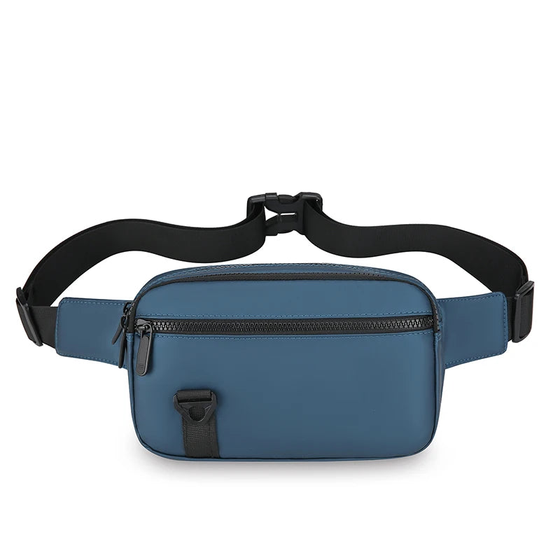 Men's Waterproof Sling Bag – Large Capacity, PU Leather Look Crossbody for Commute & Travel