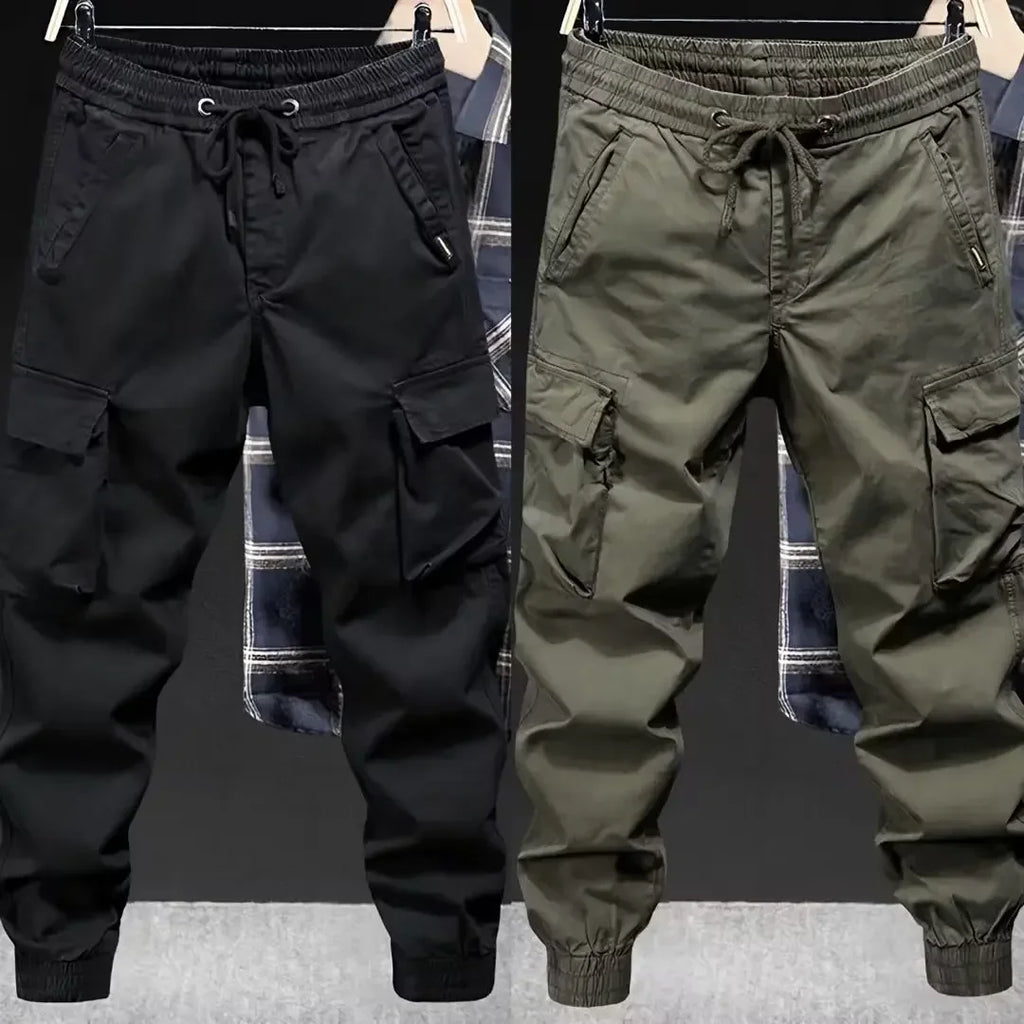 Men's Loose-fit Casual Pants Military Greencargo Brand Spring Autumn Trendy Outdoor Climbing Tactical Pants Cargo Pants