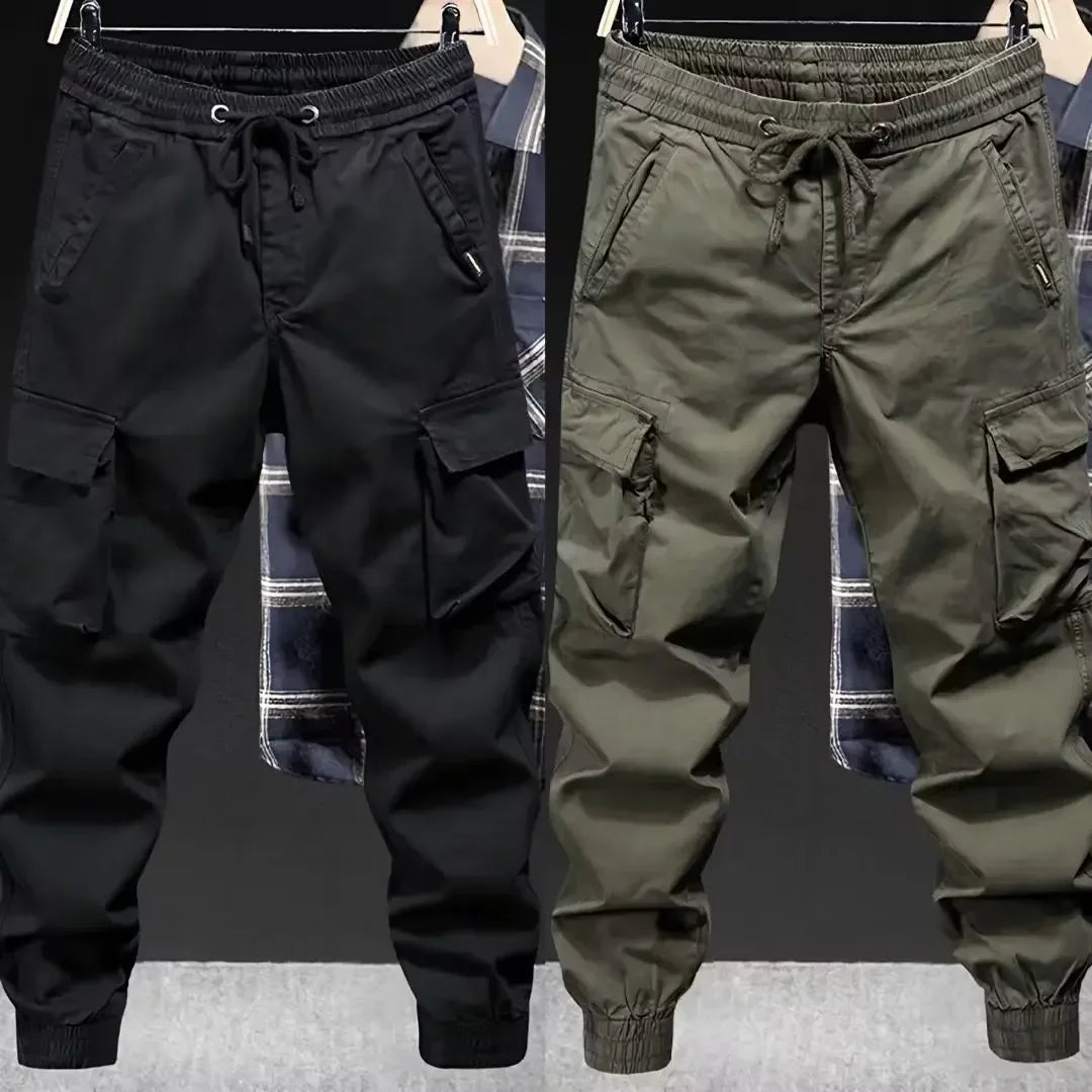 Men's Loose-fit Casual Pants Military Greencargo Brand Spring Autumn Trendy Outdoor Climbing Tactical Pants Cargo Pants