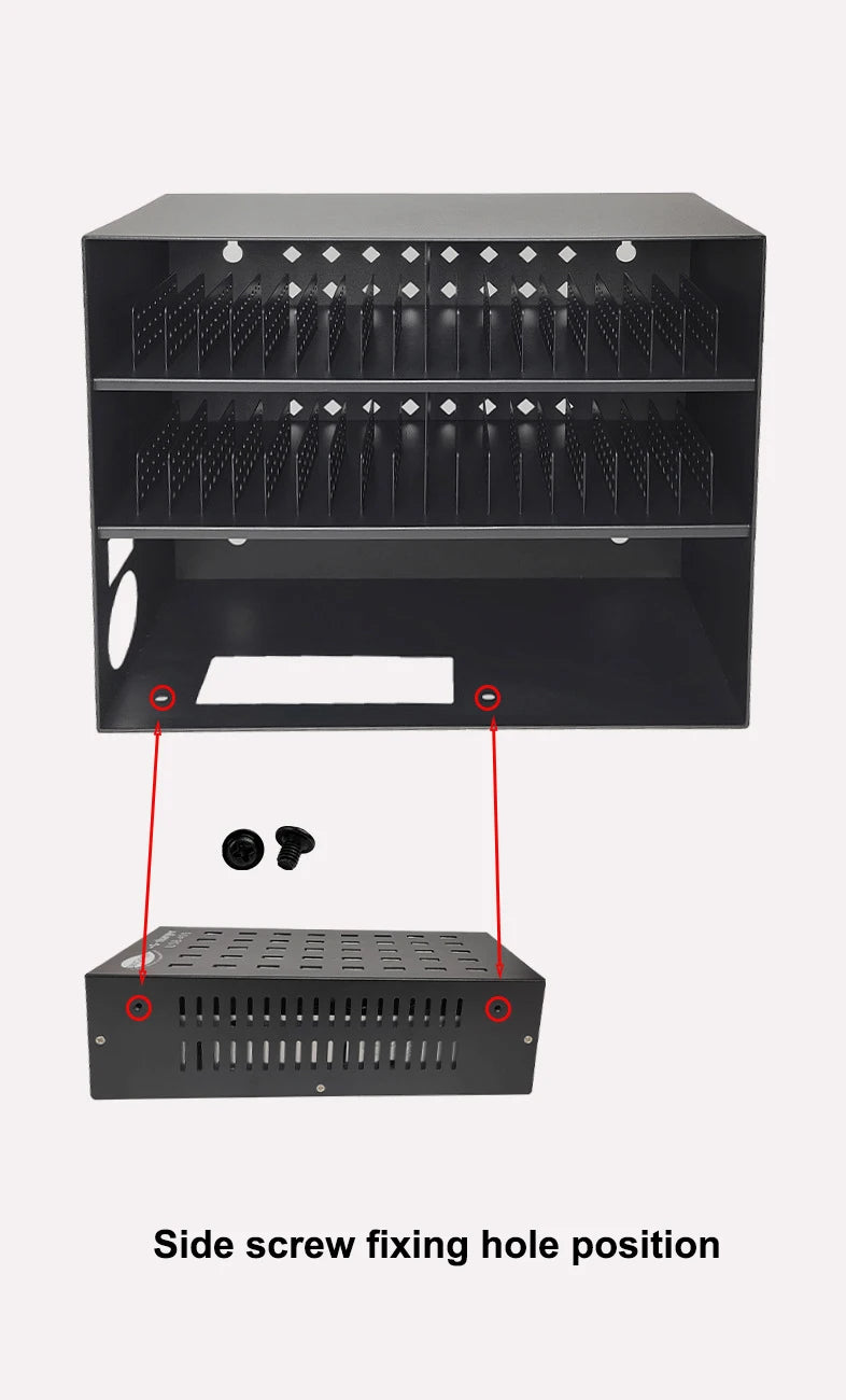 Multi-device charger 40-port electric phone charging station USB mobile phone charging cabinet with mobile phone tablet holder
