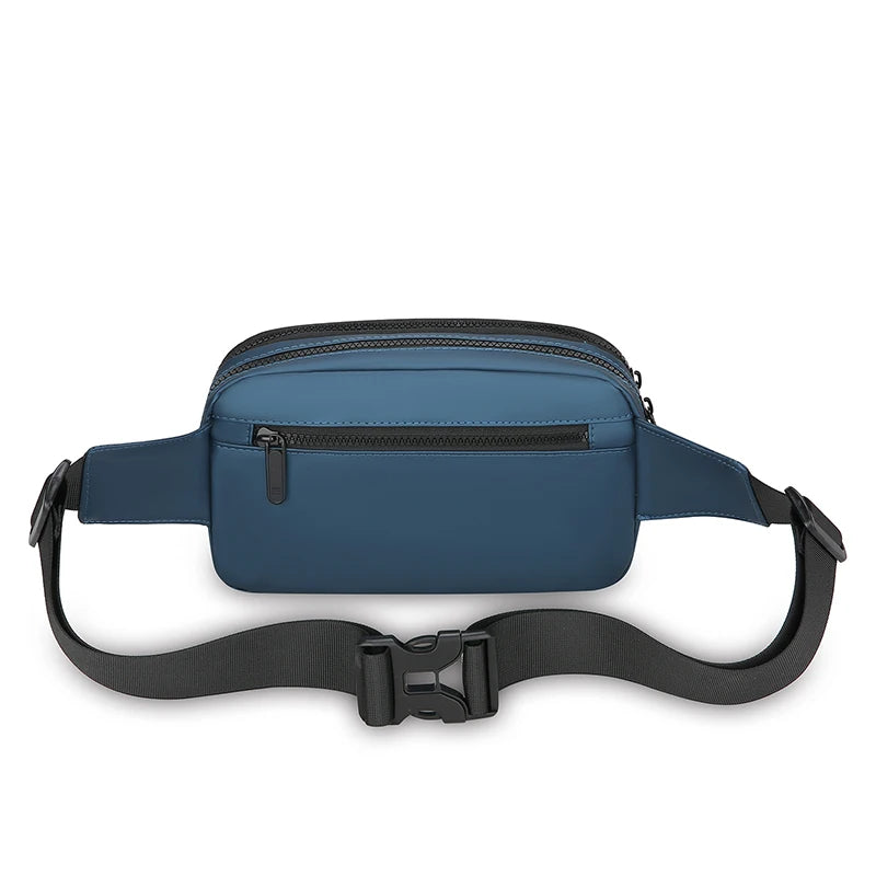 Men's Waterproof Sling Bag – Large Capacity, PU Leather Look Crossbody for Commute & Travel