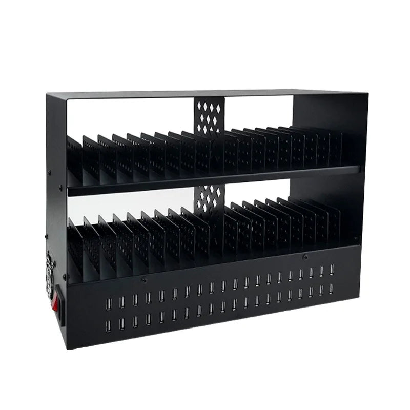 Multi-device charger 40-port electric phone charging station USB mobile phone charging cabinet with mobile phone tablet holder