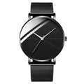 Minimalist Men's Fashion Watches Simple Men Business Ultra Thin Stainless Steel Mesh Belt Quartz Watch relogio masculino