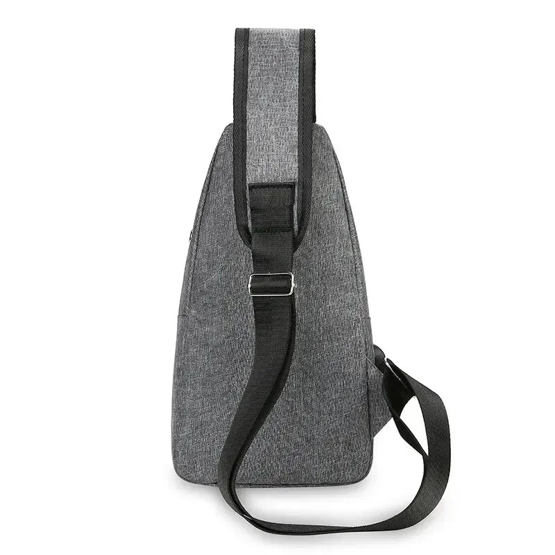 Men's Large Capacity Sling Chest Bag – Outdoor Sports Shoulder Backpack for Casual & Fashion – Small Crossbody Bag